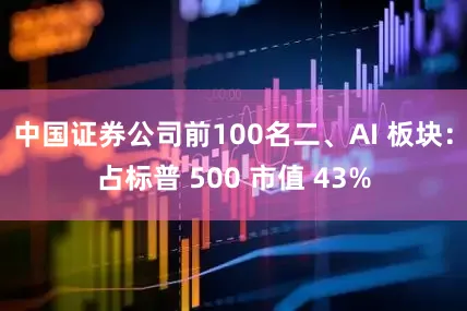 中国证券公司前100名二、AI 板块：占标普 500 市值 43%